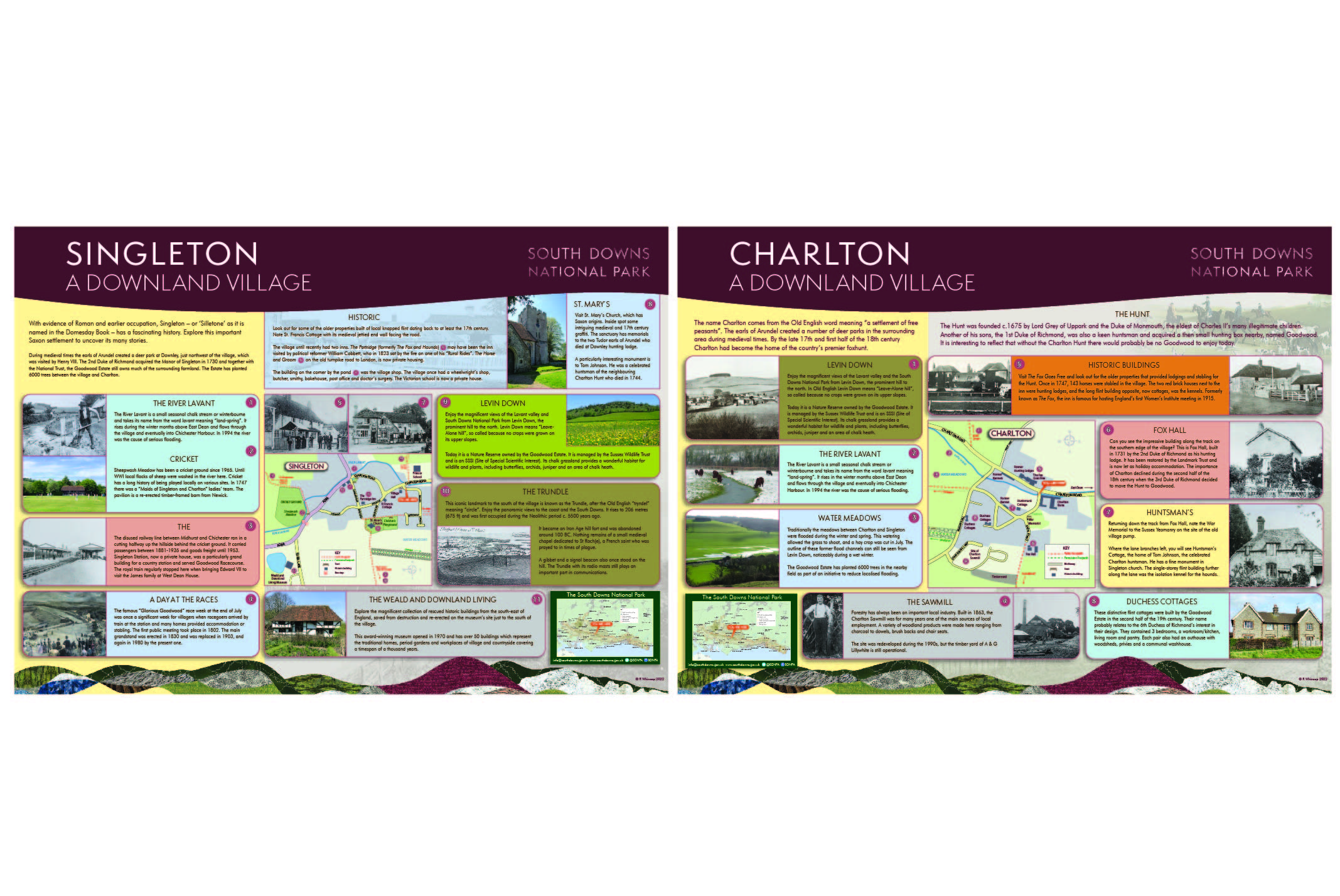 Photo of History Interpretation Boards